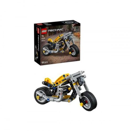 LEGO Technic 42225 Yellow Motorbike - byggesæt 151 dele