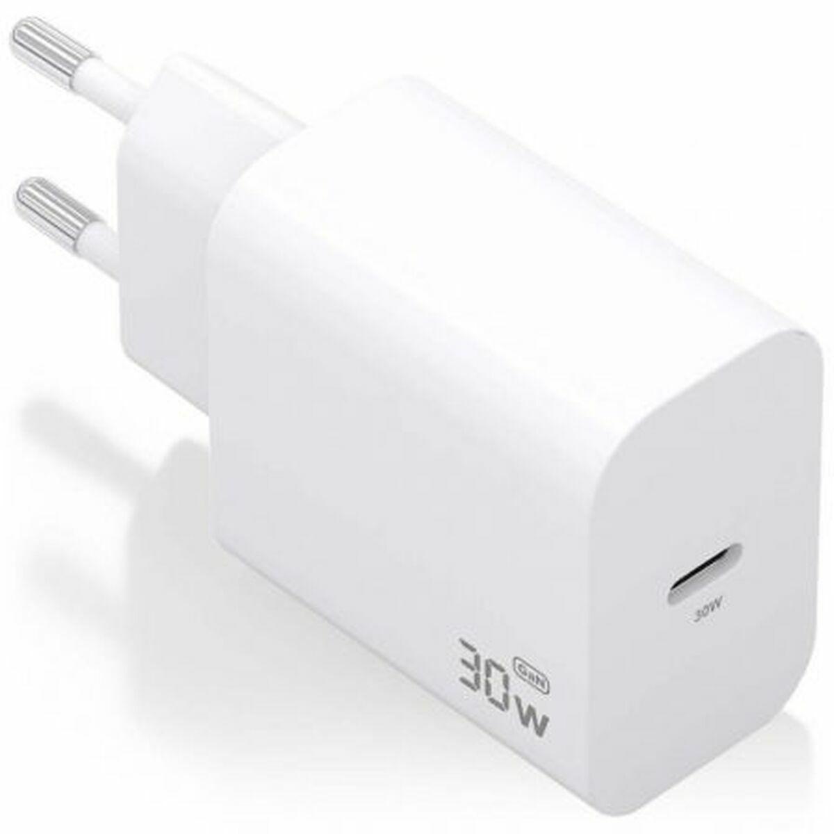 Aisens A110-0940 vægoplader 33 W - hvid, USB‑C hurtig opladning
