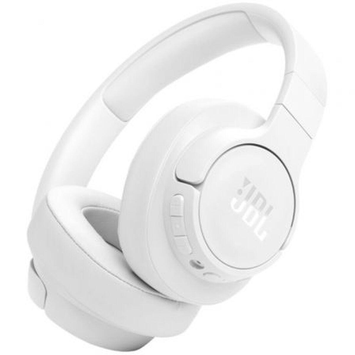 JBL Tune 770NC trådløse over-ear hovedtelefoner med mikrofon - Hvid billede