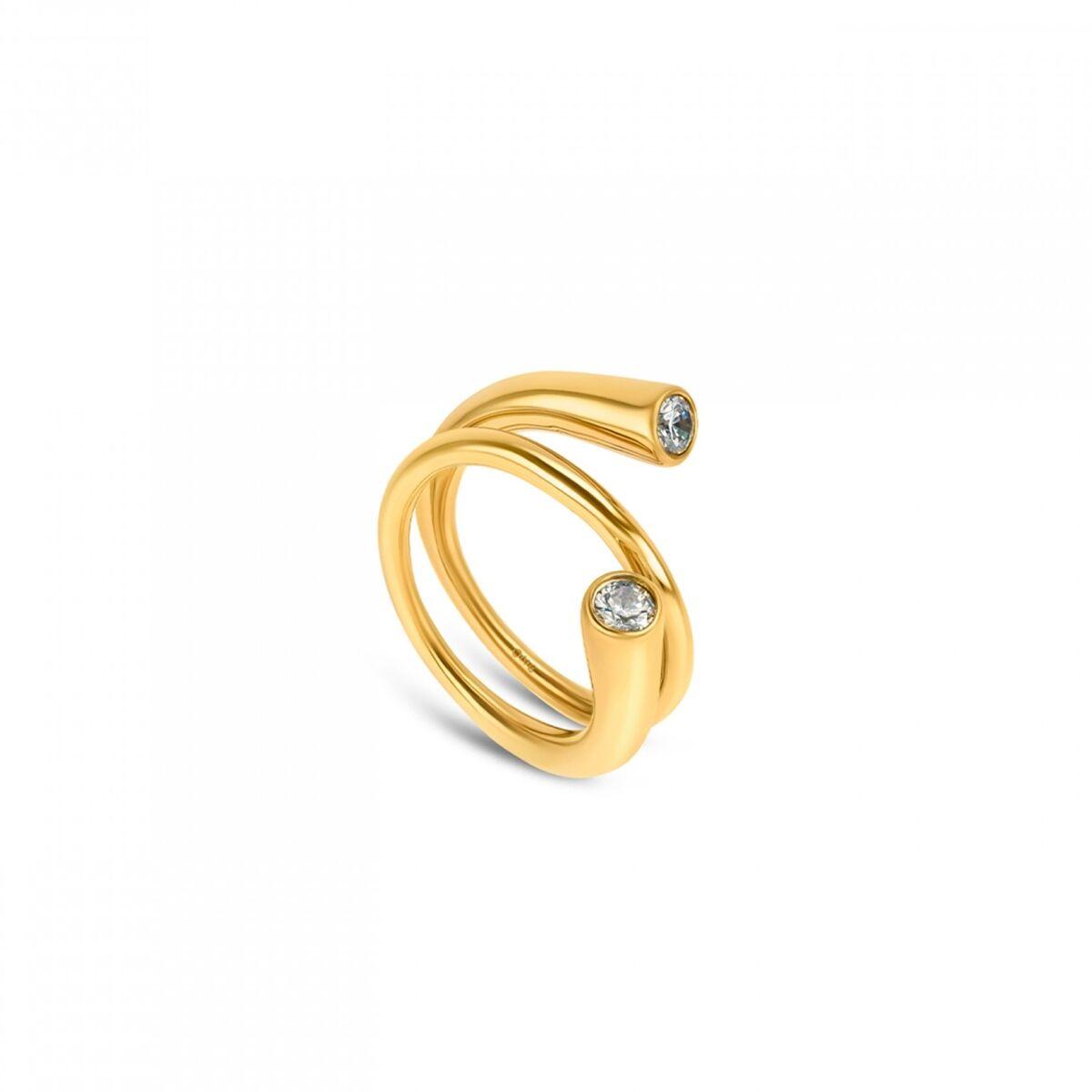 One Jewels OJBR08G-6 - gylden dame ring