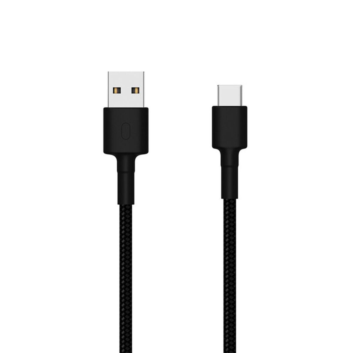 Xiaomi SJV4109GL USB-A til USB‑C kabel - Sort 1 m (USB 2.0) billede