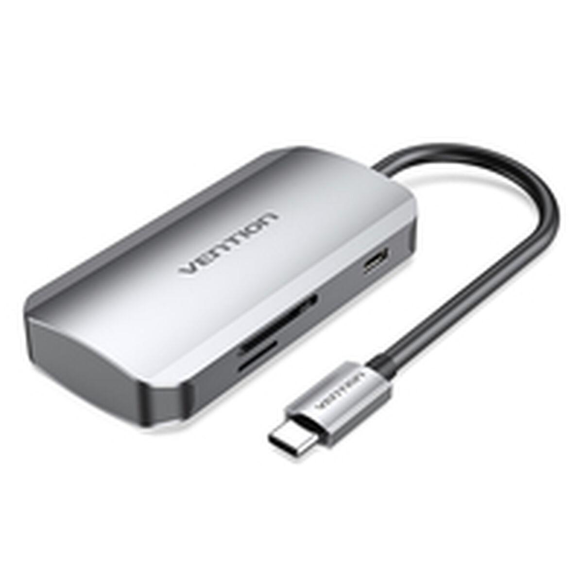 Vention TNHHB USB-C hub 3-ports - Grå