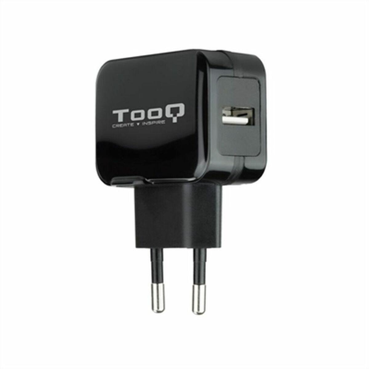 TooQ TQWC-1S01 vægoplader 12 W - Sort, USB 2.0 2,4 A