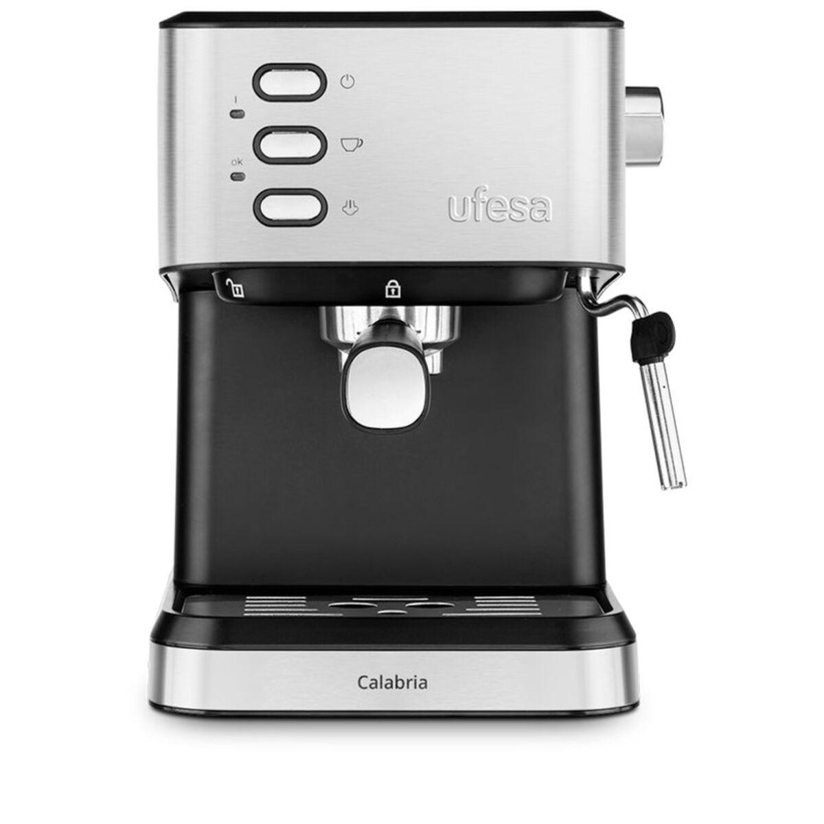 UFESA Calabria espressomaskine - sort, 1,5 l, 1.350 W (OUTLET A)