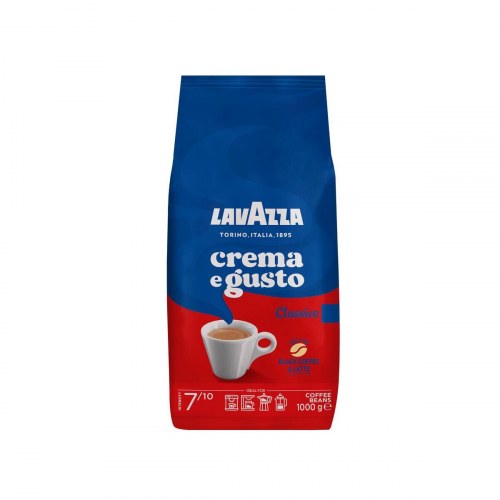 Lavazza Crema e Gusto Classico - hele kaffebønner 1 kg
