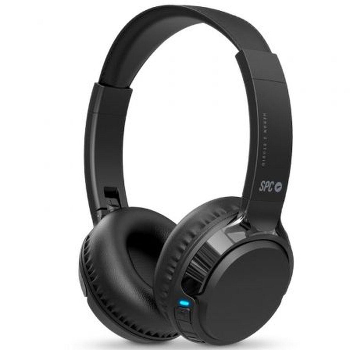 SPC 4628T trådløse on-ear hovedtelefoner med mikrofon - sort