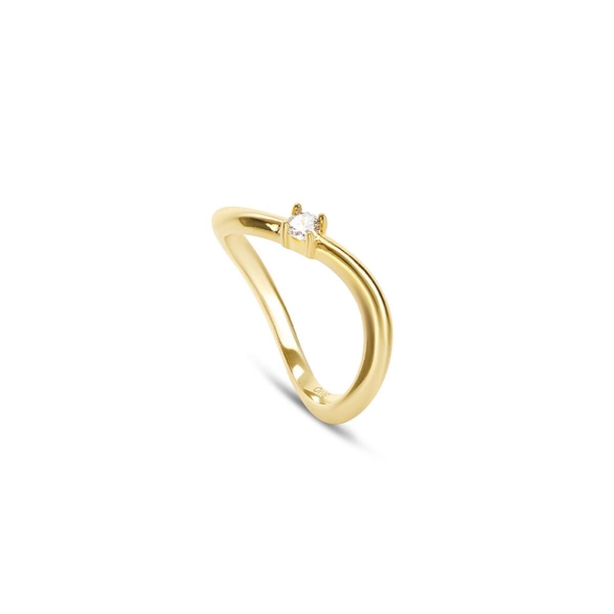 One Jewels OJIFR02G-8 ring til kvinder - gylden, str. 8