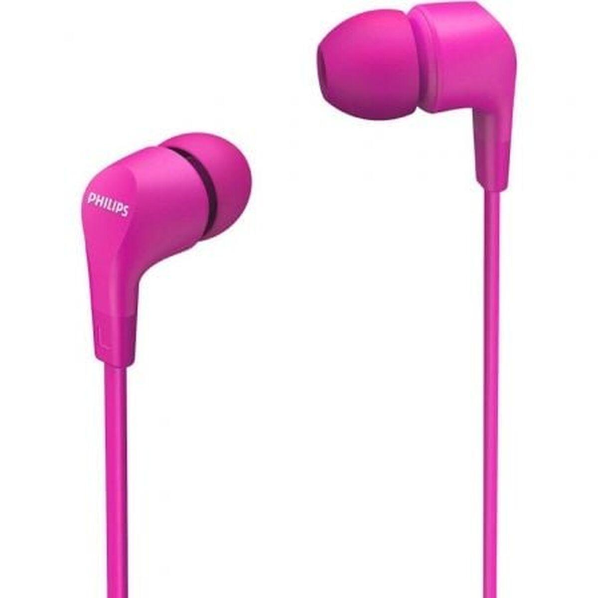 Philips TAE1105 in-ear høretelefoner med mikrofon - Pink billede