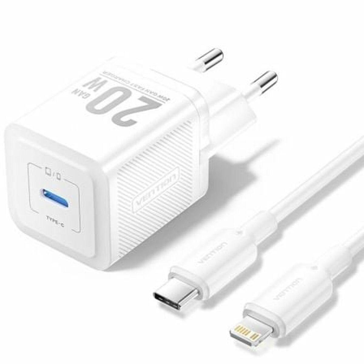 Vention TZ-FEPW0-EU-02 biloplader - 20 W, hvid