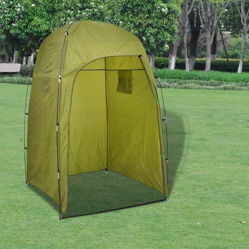 Bærbart campingtoilet med telt 10+10 l