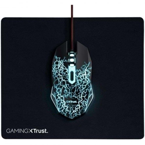 Trust GXT 24752 gaming-mus 4000 dpi med musemåtte - sort