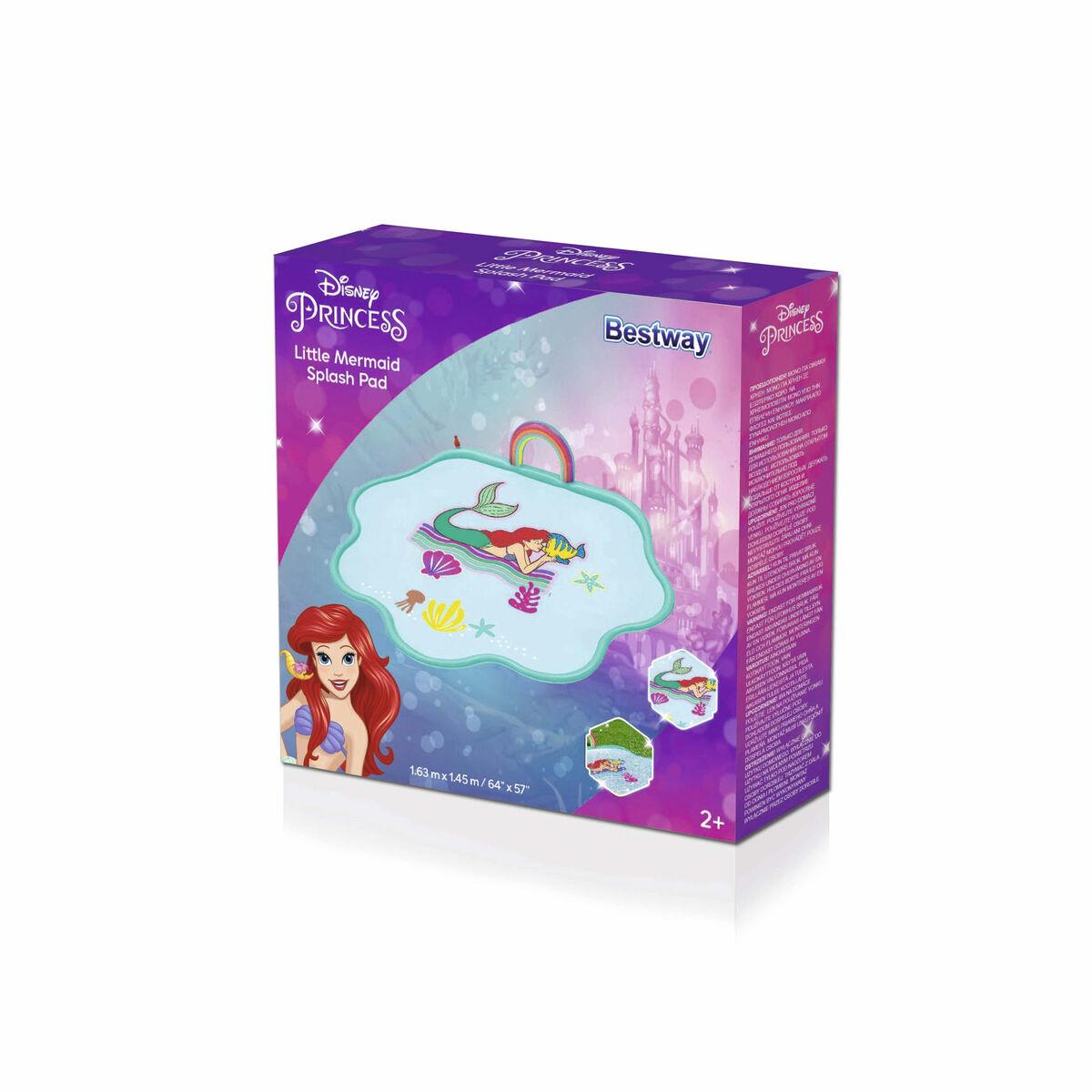 Bestway Disney Princess Ariel Splash Pad - oppustelig vandlegeplads 163 × 145 × 25 cm