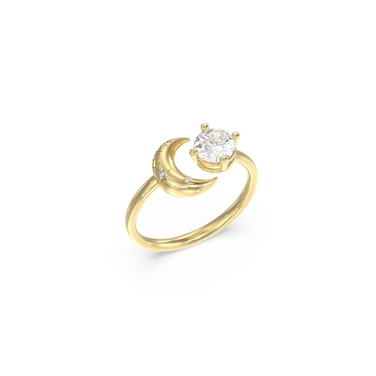Guess ring til kvinder JUBR06237JWYG56 - gylden, str. 16
