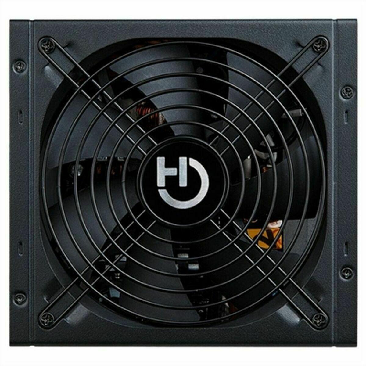 Hiditec BZM550 ATX strømforsyning - 550 W, 80 Plus Bronze, sort