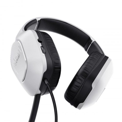 Trust GXT 415PS Zirox gaming headset med mikrofon - Hvid (PS5/3,5 mm)