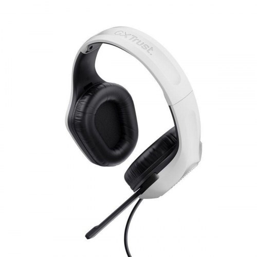 Trust GXT 415PS Zirox gaming headset med mikrofon - Hvid (PS5/3,5 mm)
