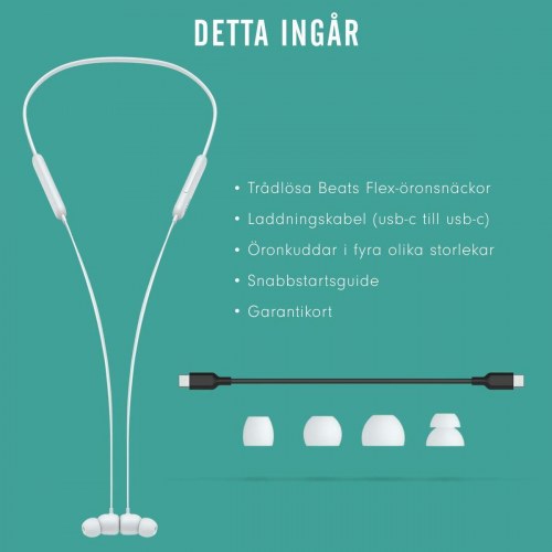 Apple Beats Flex trådløse in-ear høretelefoner - Grå