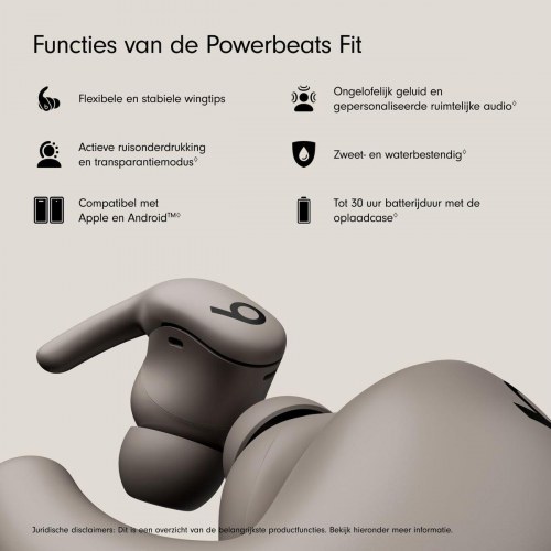 Apple Beats Fit Pro trådløse in-ear gaming headsets - Grå