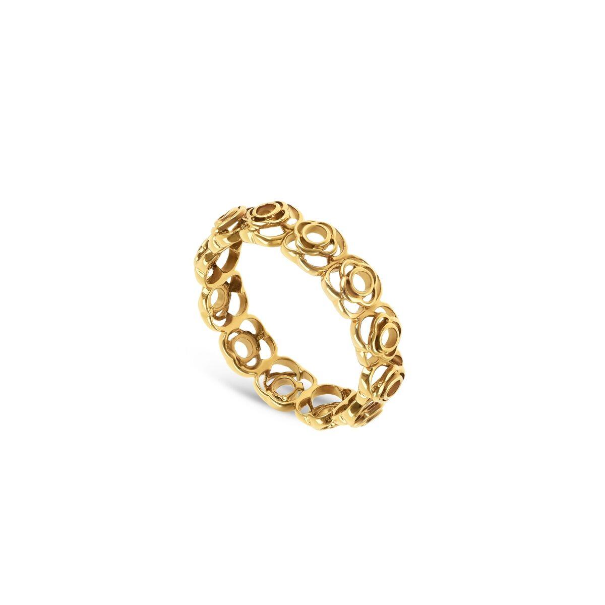 One Jewels OJRR01D-8 ring til kvinder - gylden, størrelse 8