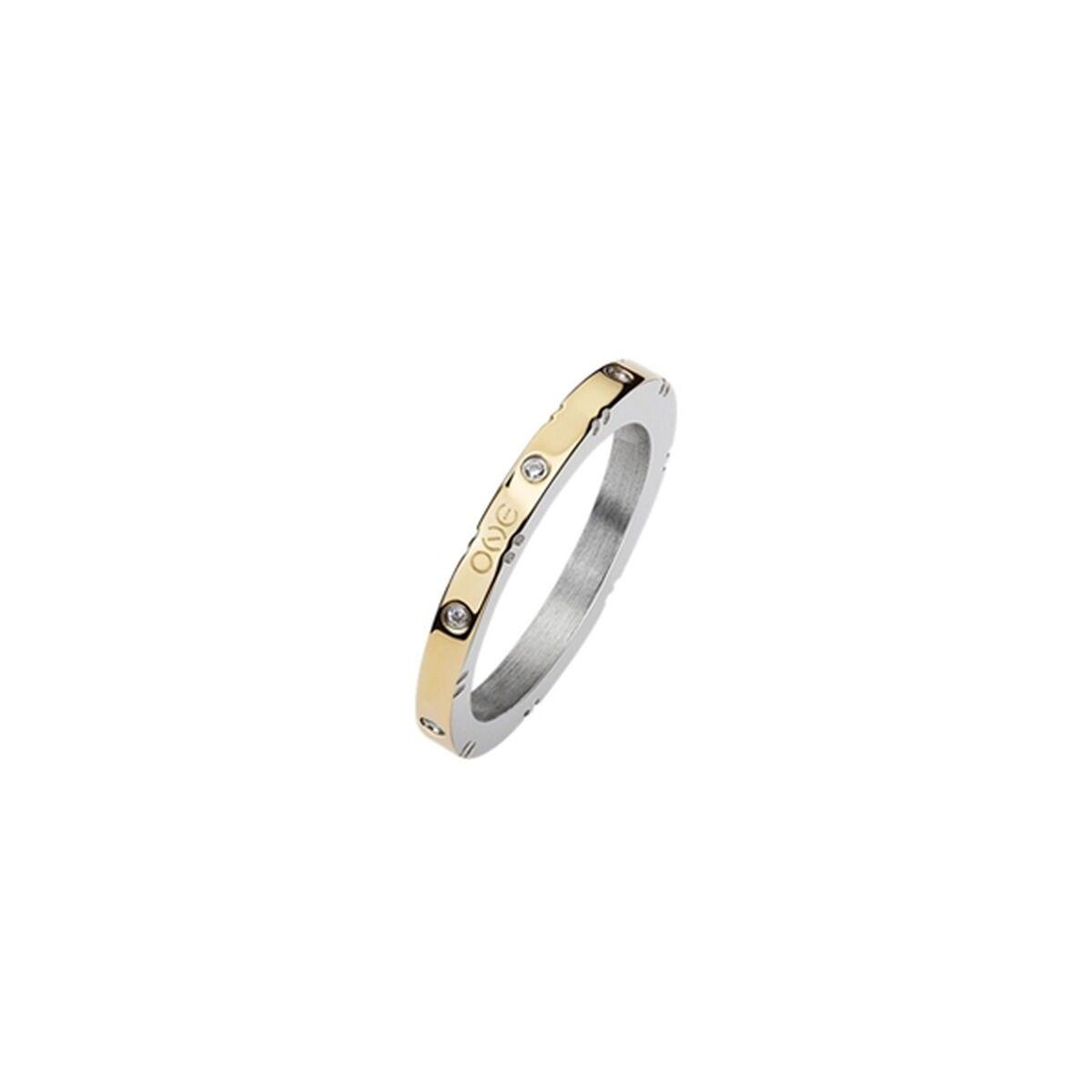 One Jewels OJNSR02SG-6 dame-ring - gylden og sølvfarvet, elegant