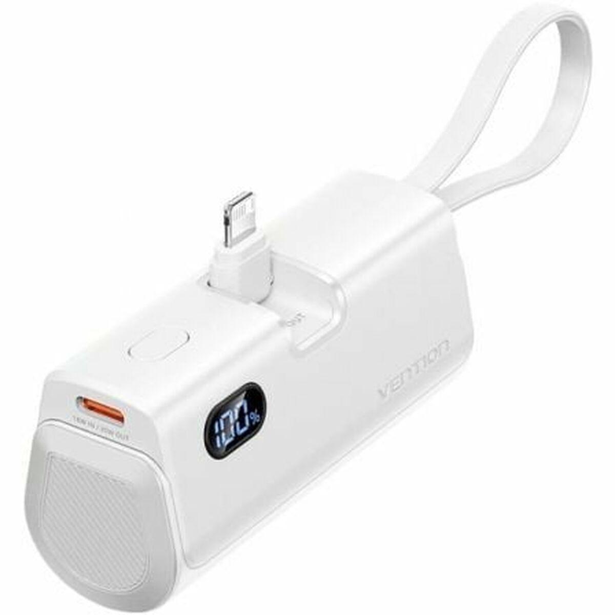 Vention FHRW0 powerbank 4.800 mAh - hvid, USB‑C, 22,5 W