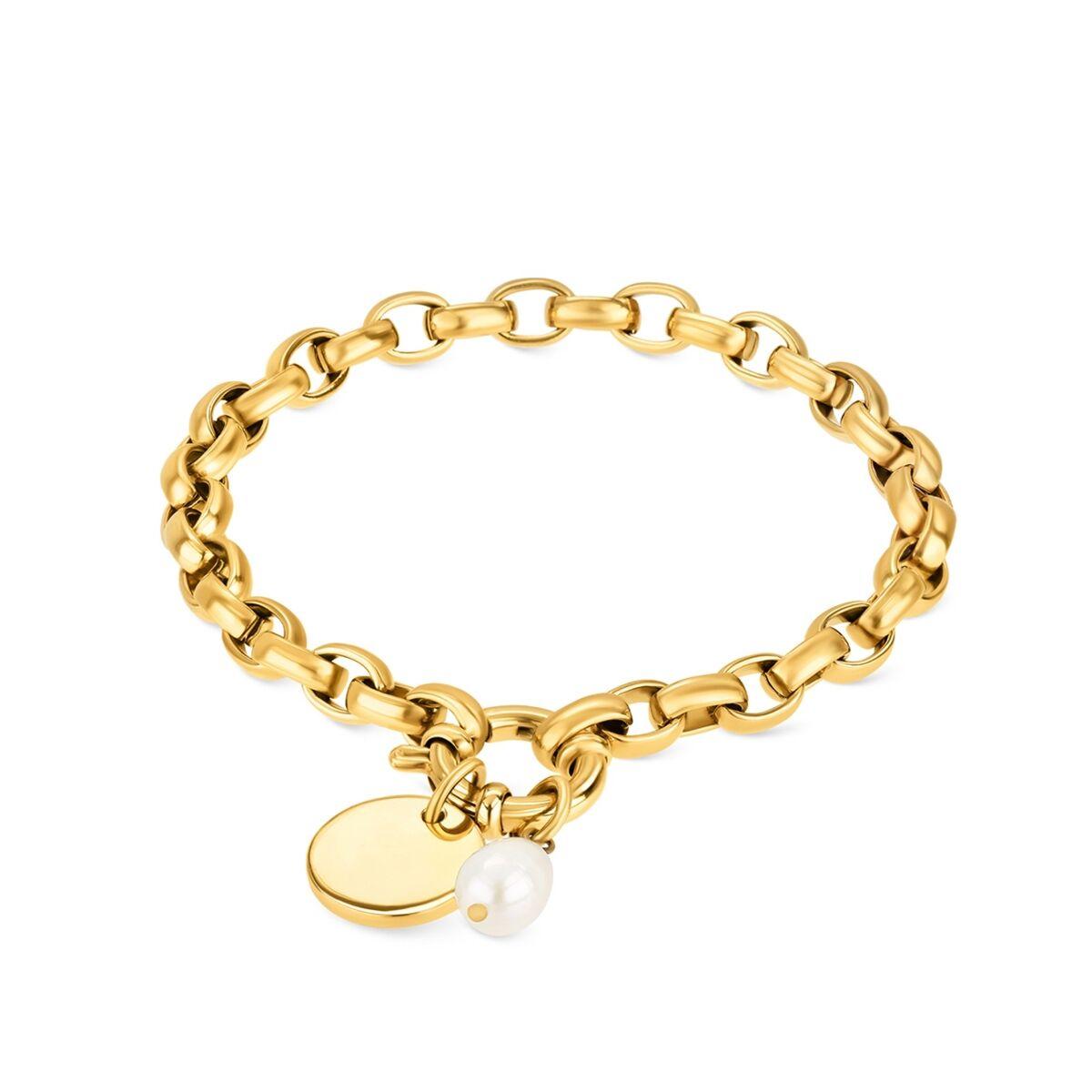 One Jewels OJBA36G armbånd til kvinder - gylden kæde med vedhæng