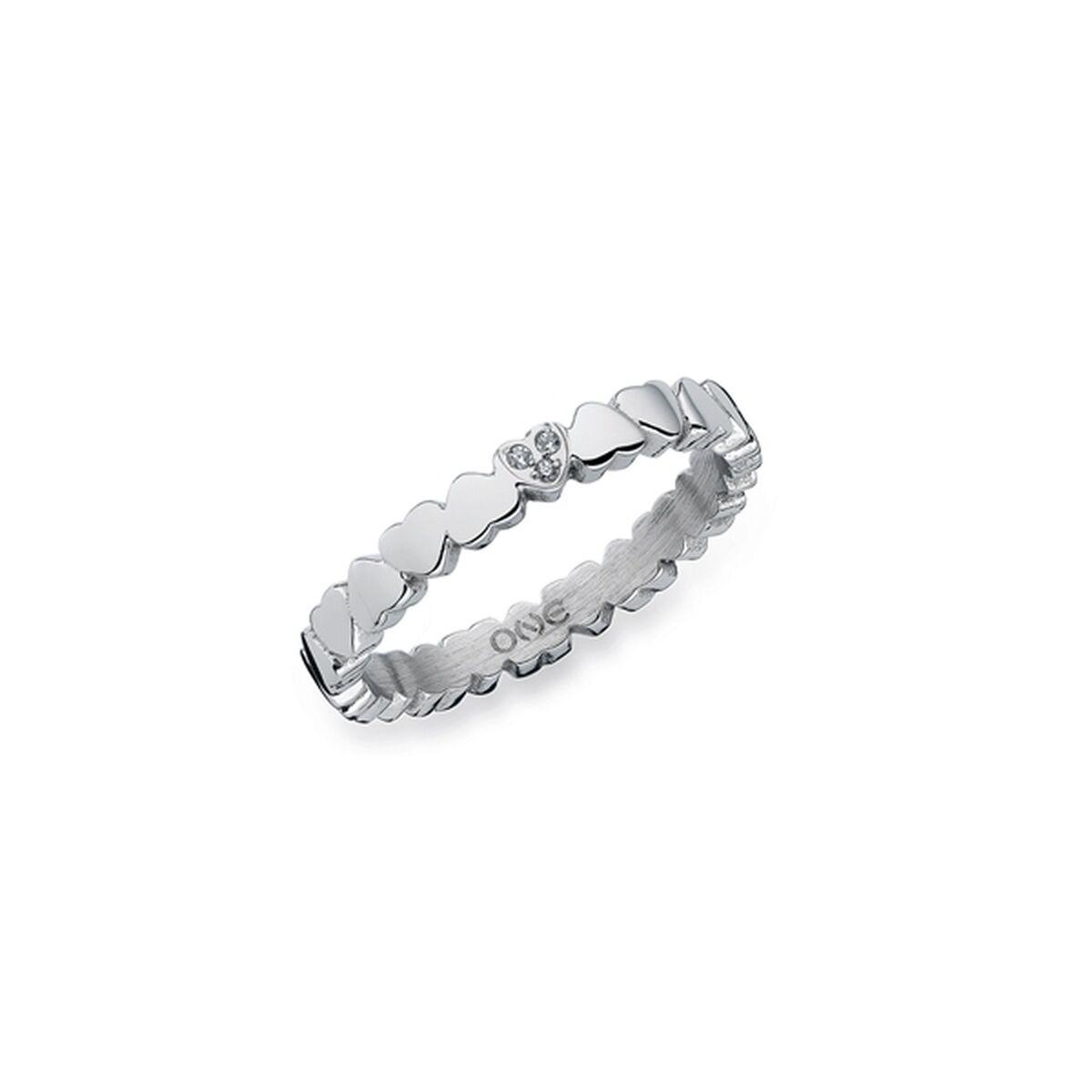 One Jewels OJNYR14.S-7 dame ring - sølvfarvet, str. 7