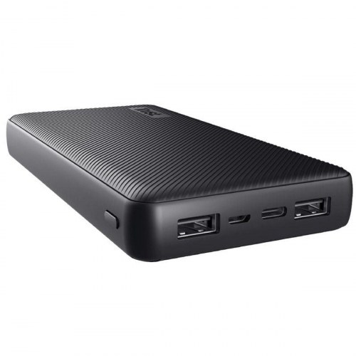 Trust Primo powerbank 20.000 mAh - sort, 3 porte