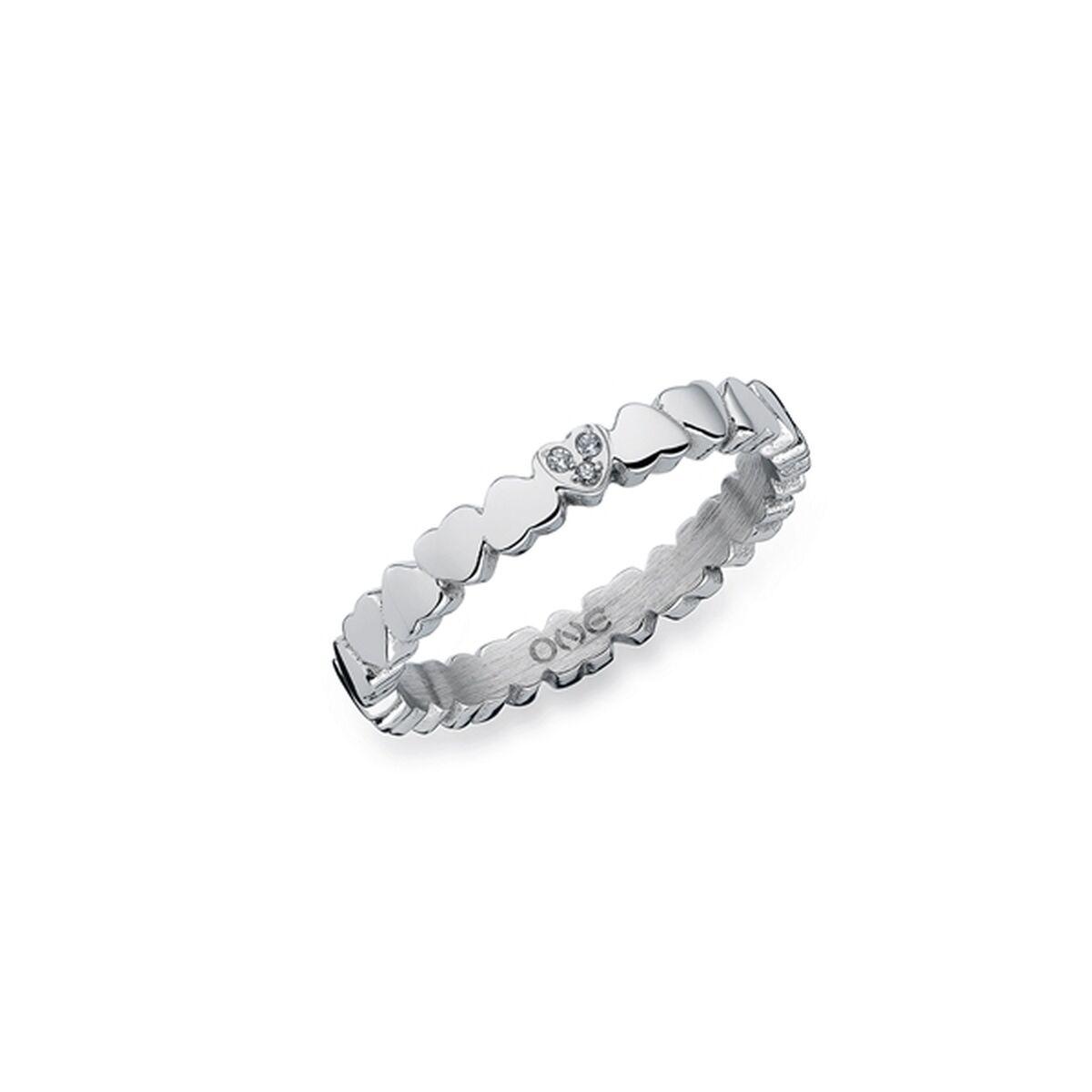 One Jewels OJNYR14.S ring til kvinder - sølvfarvet, str. 9