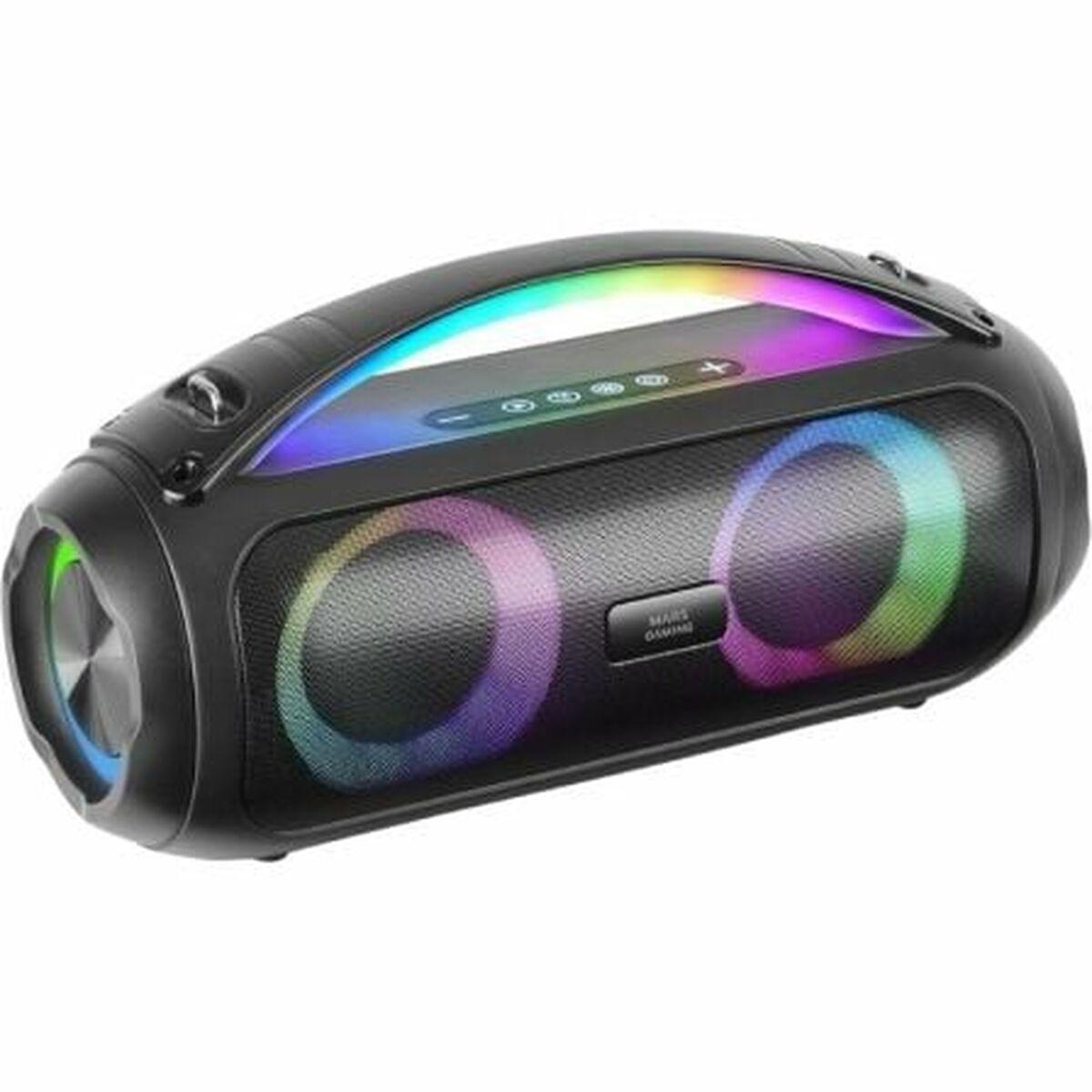 Mars Gaming MS-PULSE Bluetooth-højttaler 5.3 - sort, 50 W RGB