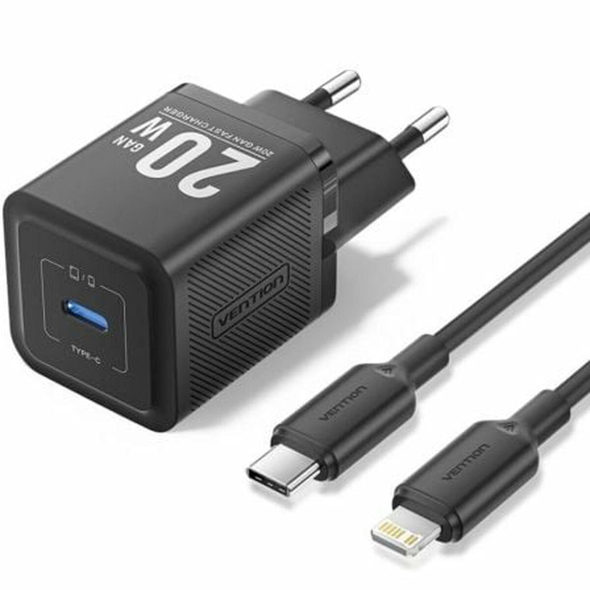 Vention TZ-FEPB0-EU-02 biloplader - 20 W USB-C hurtig opladning