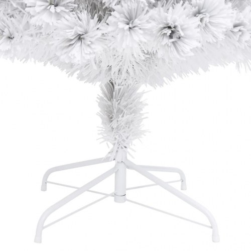 Kunstigt juletræ med lys 64 cm fiberoptisk hvid