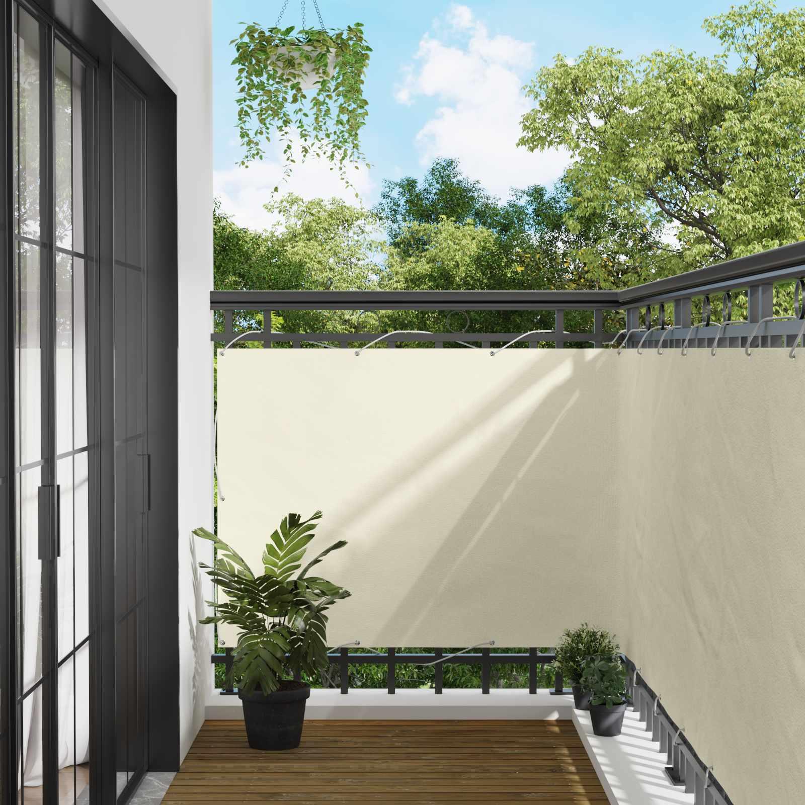 Altan Skærm Creme 110 x 300 cm Oxford stof