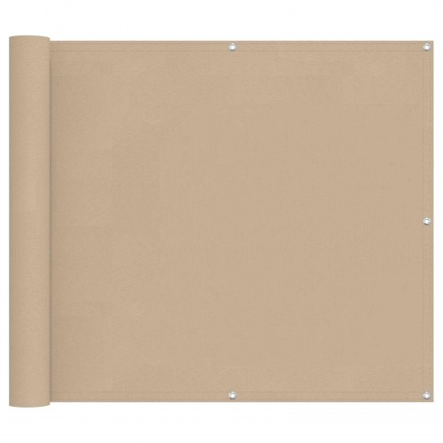 Altan skærm 90 × 200 cm - PU-belagt oxford, alu-øjer