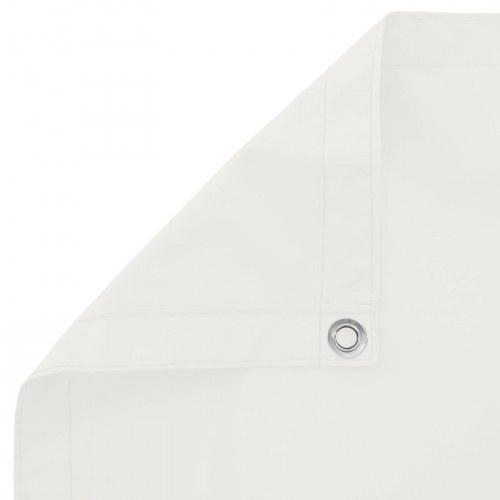 Altan skærm i oxford stof - hvid, 100 × 300 cm