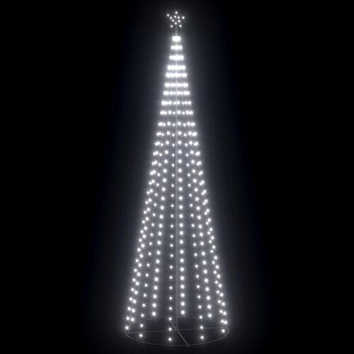 Kegleformet juletræ 100x300 cm 330 LED'er kold hvid