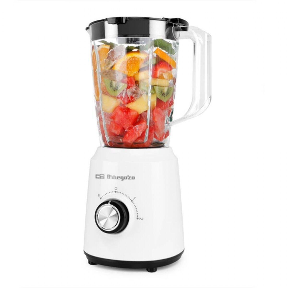 Orbegozo 17664 blender med kande - 1,5 l, 500 W, hvid