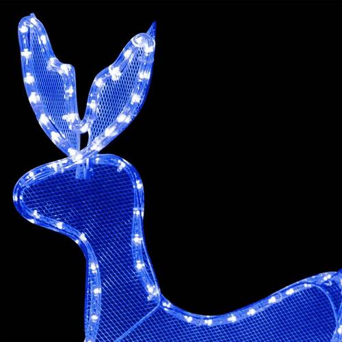 Rensdyr og kane 432 LED-lys trådnet