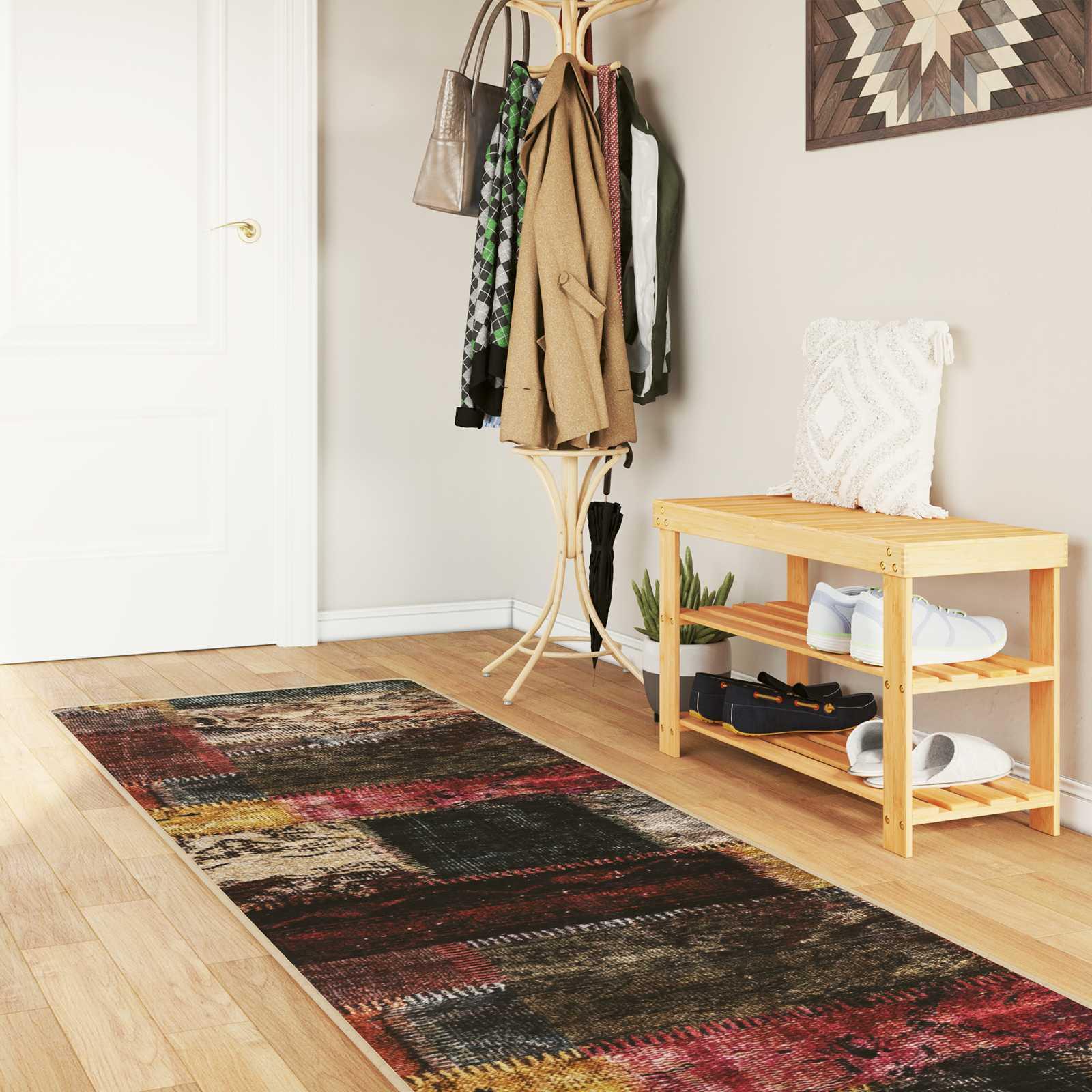 Tæppe Runner MARSA Flerfarvet 350 x 100 cm Polyester og PVC