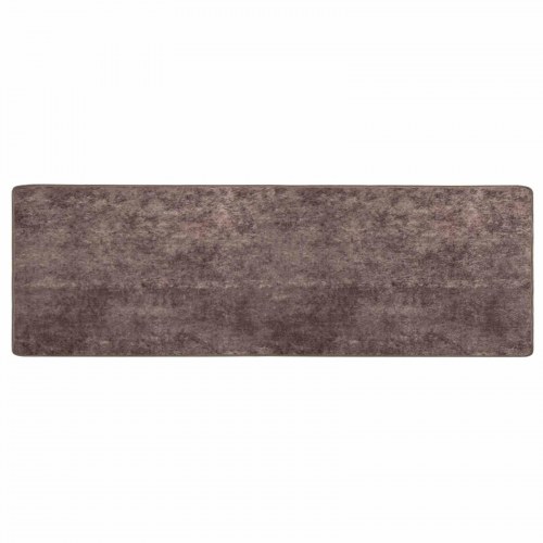 Løber tæppe MARSA - grå 100 × 300 cm, polyester med skridsikker PVC-bagside