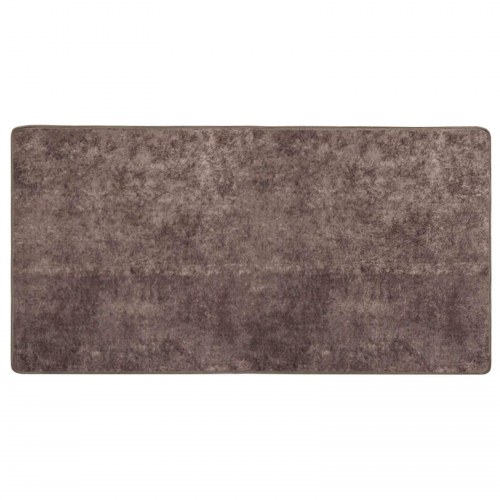 Løber-tæppe MARSA - grå 100 × 200 cm, polyester med skridsikker PVC-bagside
