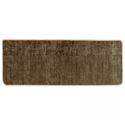 Løber tæppe MARSA - skovgrøn 80 × 200 cm, polyester med skridsikker PVC-bagside