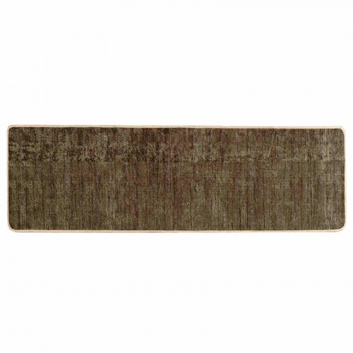 Løber tæppe MARSA - skovgrøn 50 × 150 cm, polyester med skridsikker PVC-bagside