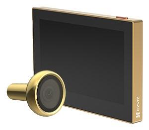 EZVIZ HP2 - Digitalt kighul - trådløs (802.11b, 802.11g, 802.11n) - batteridrevet - 4.3 - 1 kamera(er) - PS CMOS - gylden