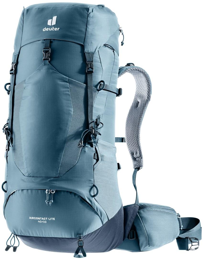 Deuter Aircontact Lite 40 + 10, Intern ramme, Top, Vandring, Blå, atlantic-ink, Voksen