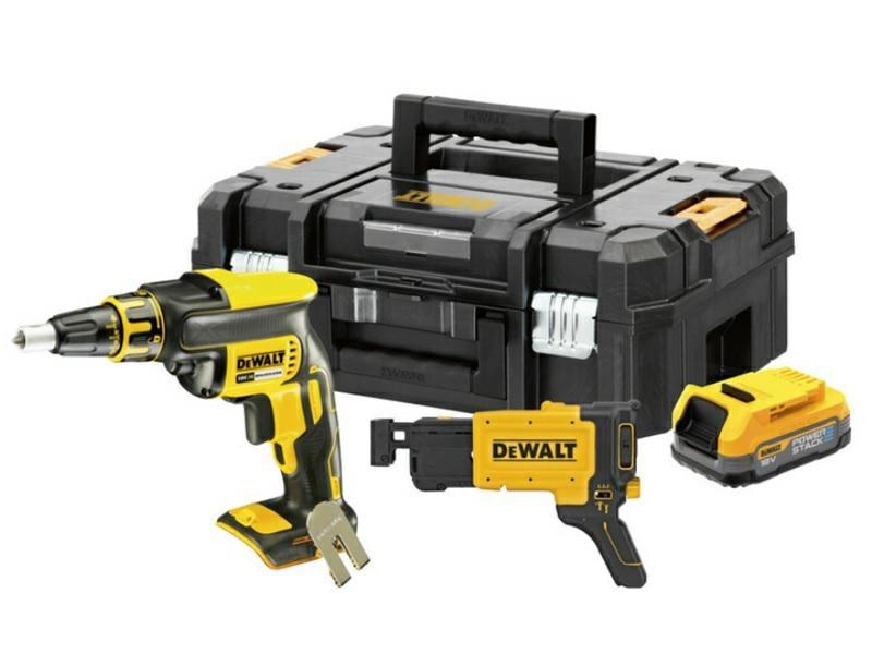 DeWALT DCF620E1K gips-skruemaskine 18V - 1,7 Ah, med TSTAK billede