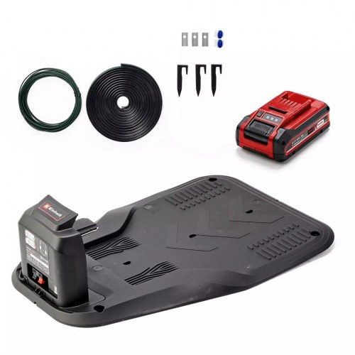 Einhell Freelexo Cam Plus 600 robotplæneklipper – rød/sølv/sort, 600 m², Wi‑Fi