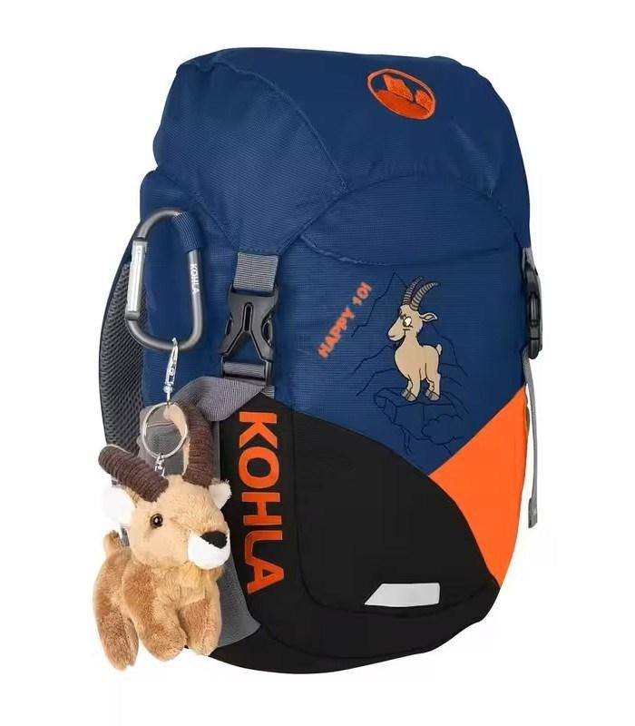 KOHLA Happy - børne-vandrerygsæk 10 l, Navy Peony
