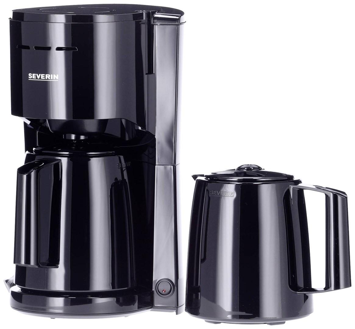 SEVERIN KA 9307 kaffemaskine med termokande - sort billede