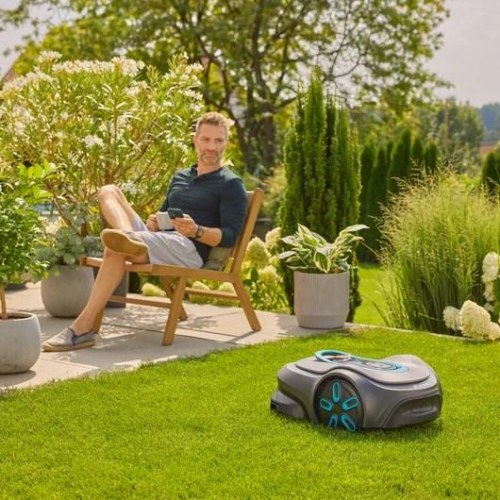 GARDENA smart SILENO pro robotplæneklipper - batteri, grå (600 m²)